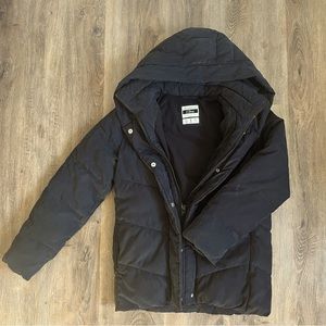 Abercrombie & Fitch Ultra Mid-Length Puffer//Black//Small